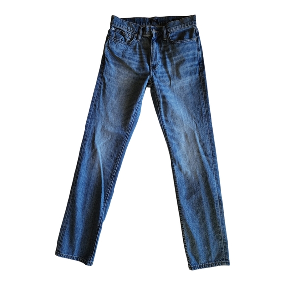 J. Crew Re-Imagined Flex Straight-Leg Jeans Size 28x32 Medium Wash Stretch Denim - Picture 1 of 8